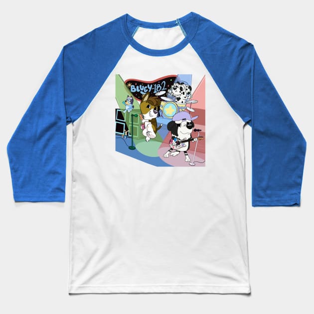 Bluey-182 Baseball T-Shirt by AmyNewBlue